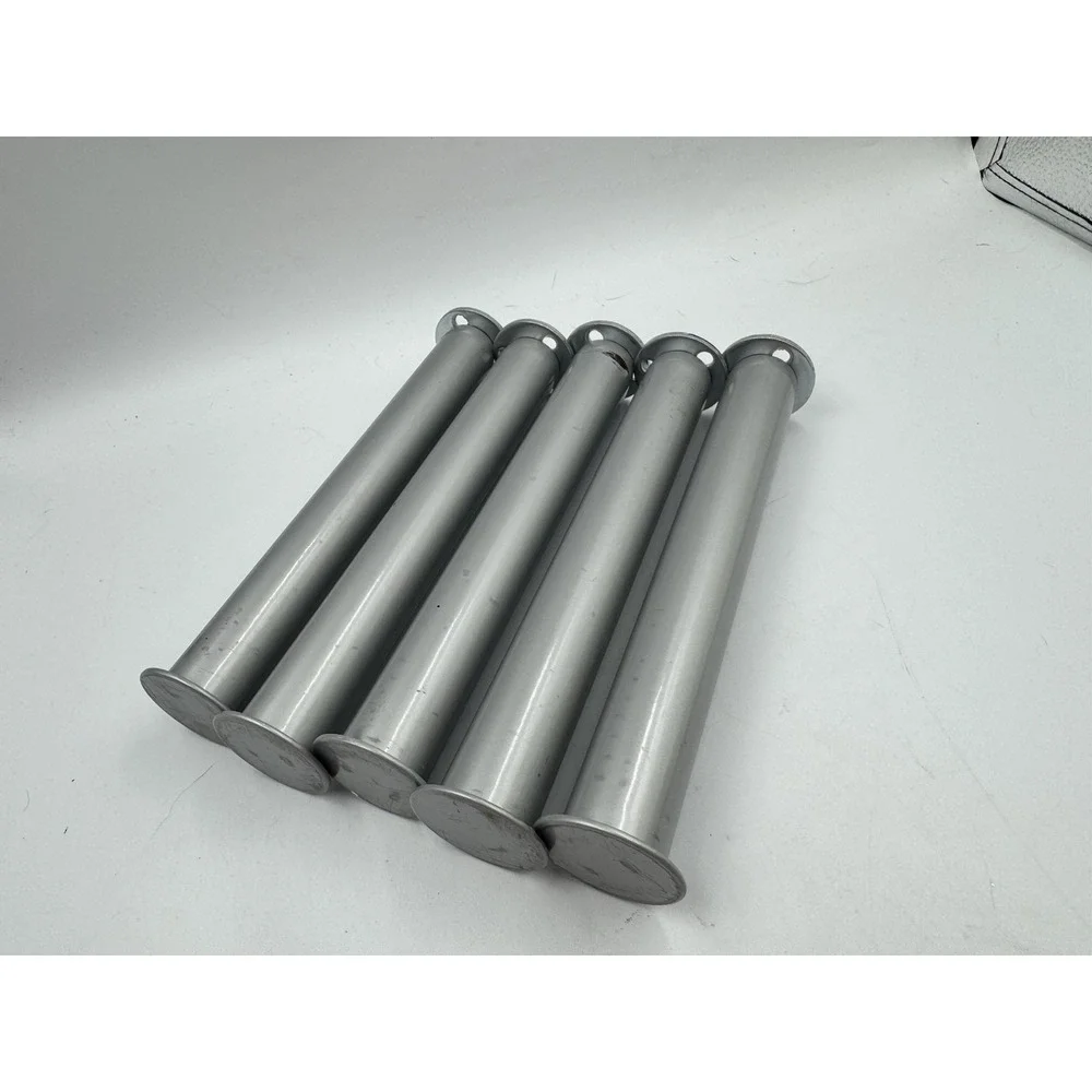 Set Of 5 Metal Furniture Support Legs Screw-In Preowned